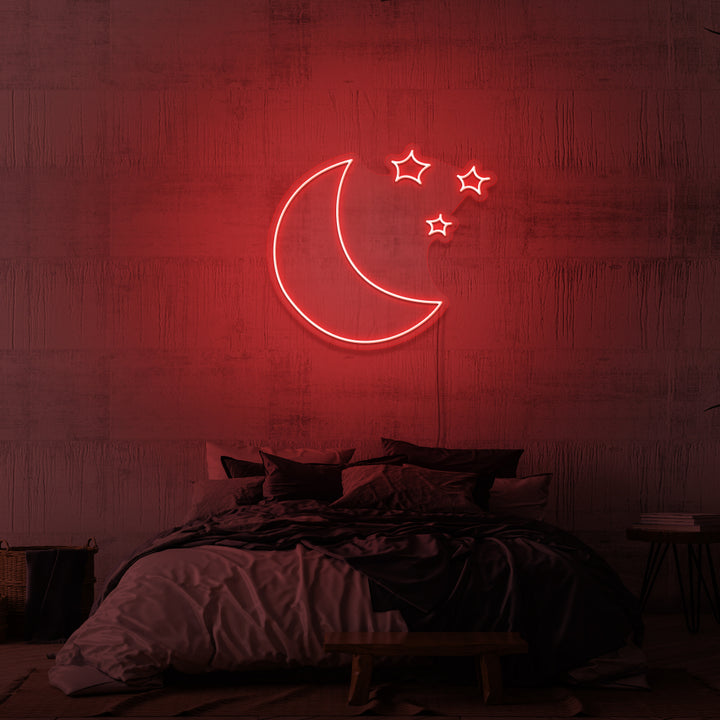 Leuchtreklame „STERNENNACHT“. 