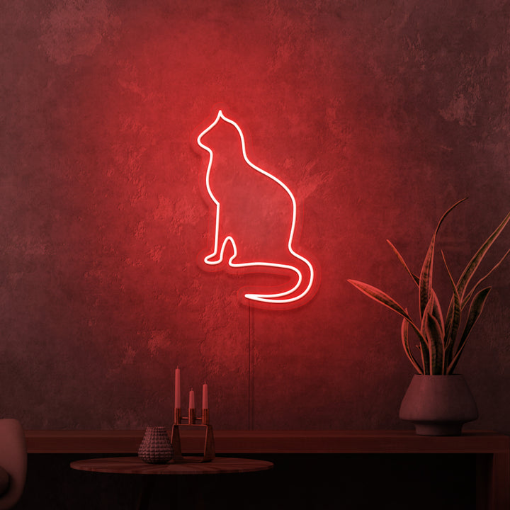 Mini-Leuchtreklame „KAT“. 