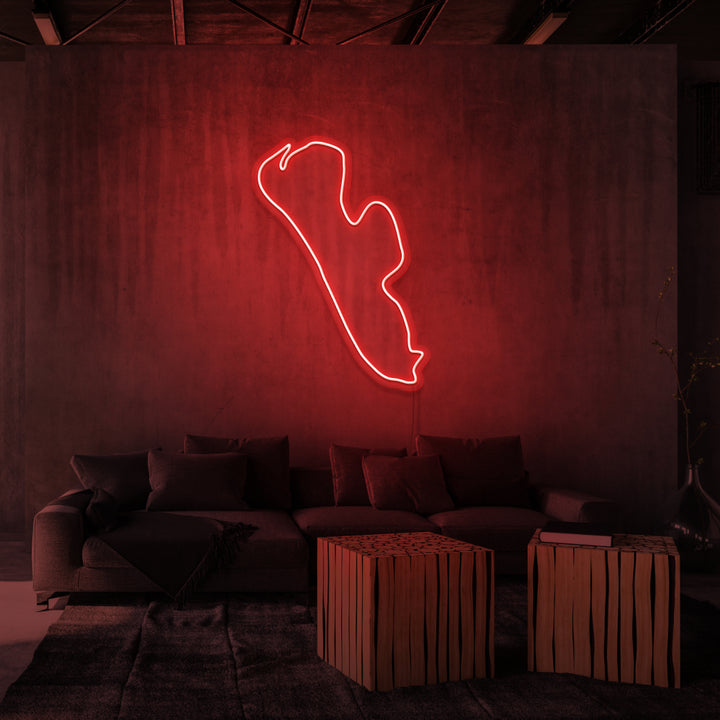 Leuchtreklame „FANØ“. 