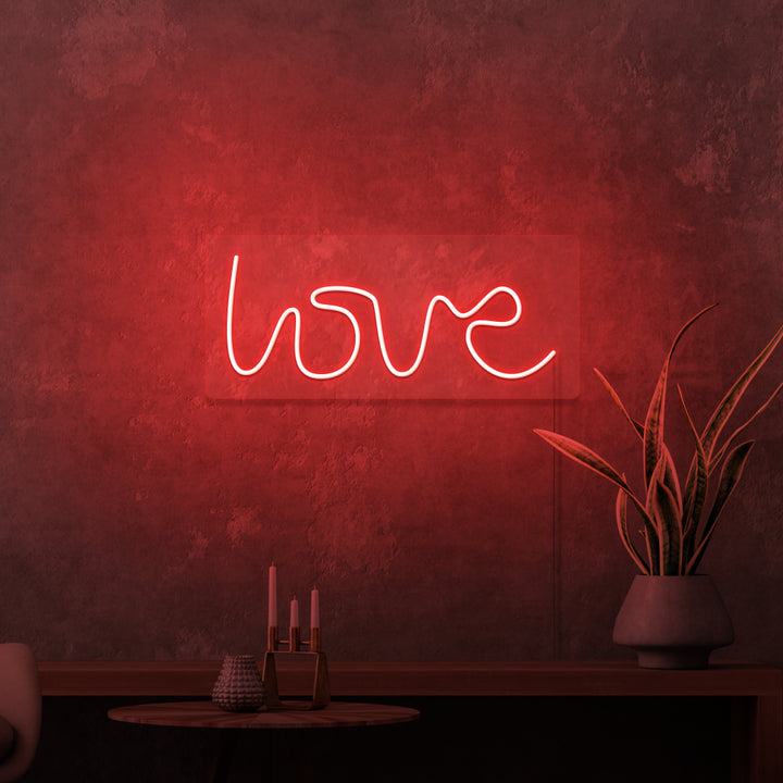 „LOVE“ MINI-Neonschild 