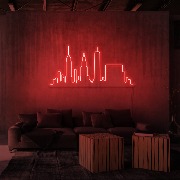 „NYC SKYLINE“ NEONSCHILD 