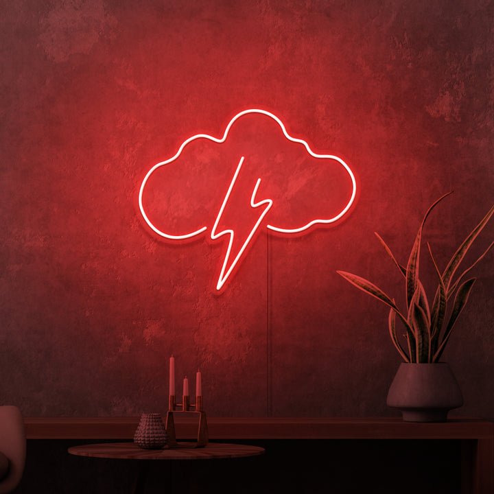 Mini-Leuchtreklame „Sturm“. 