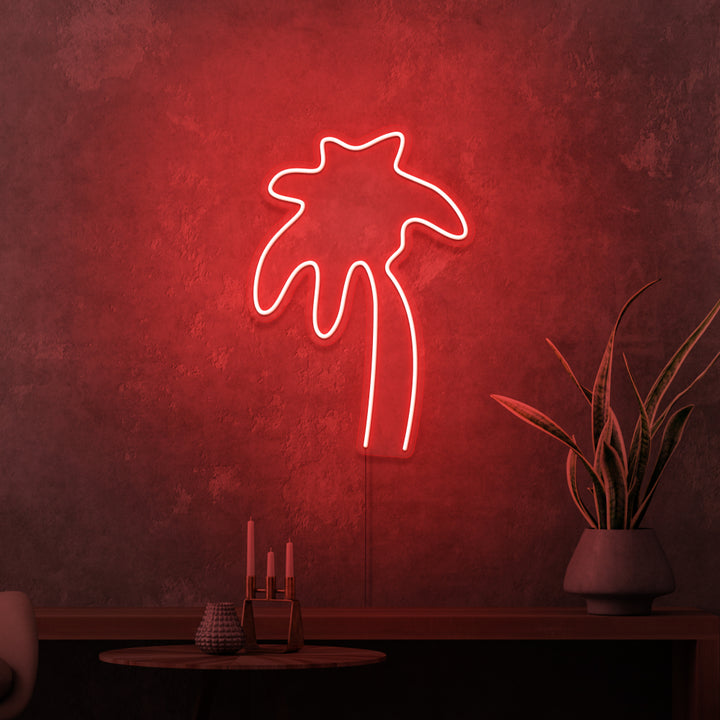 Mini-Leuchtreklame „Palm“. 