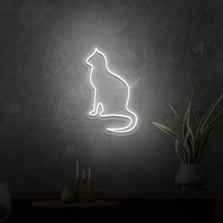 Mini-Leuchtreklame „KAT“. 