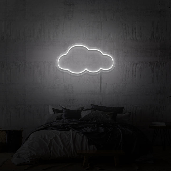 Leuchtreklame „DIE WOLKE“. 