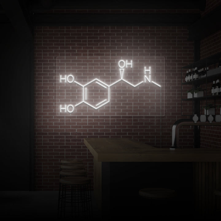 Leuchtreklame „Adrenalin“. 