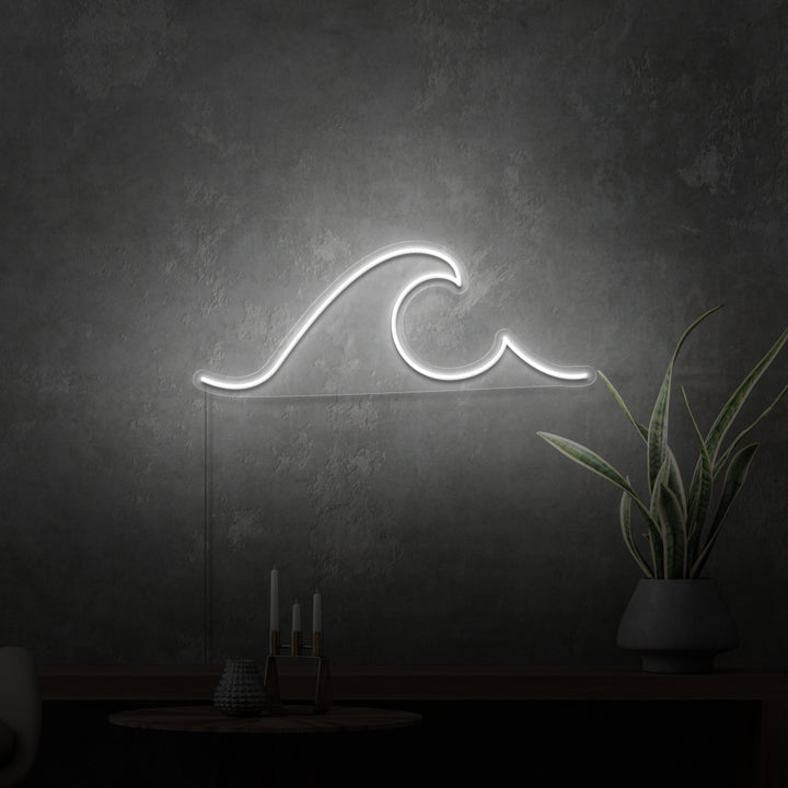 Mini-Leuchtreklame „SURFER WAVE“. 