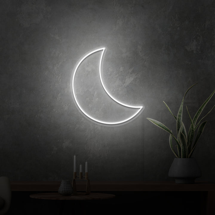 Mini-Leuchtreklame „Mond“. 