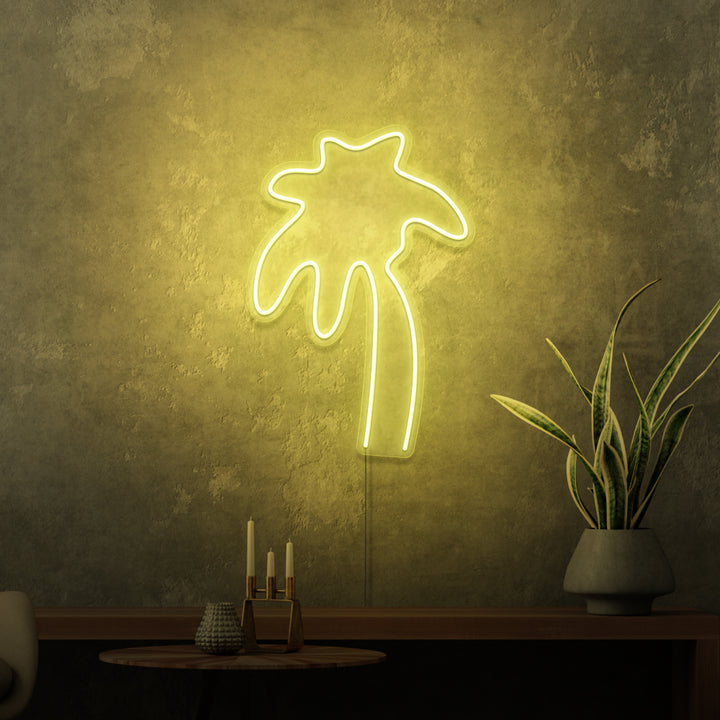 Mini-Leuchtreklame „Palm“. 