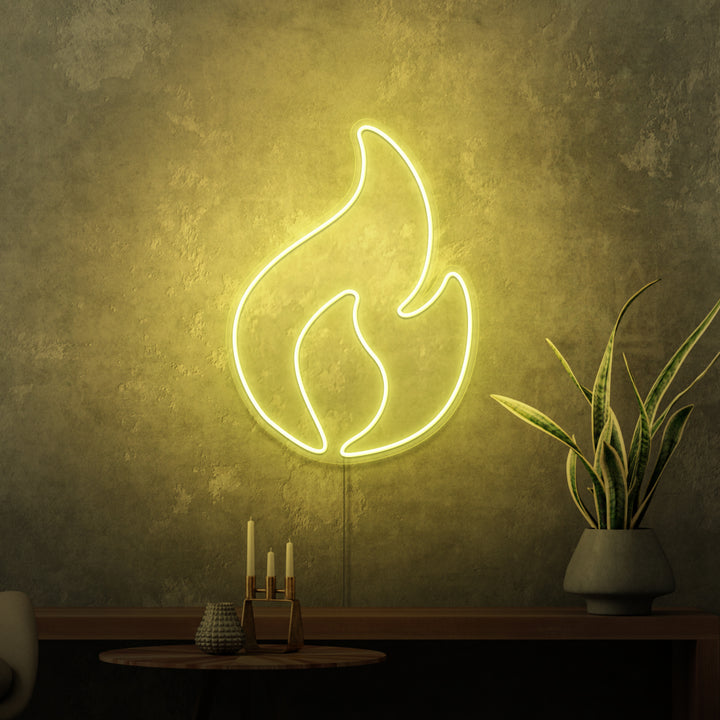 „VIER“ MINI-Neonschild 